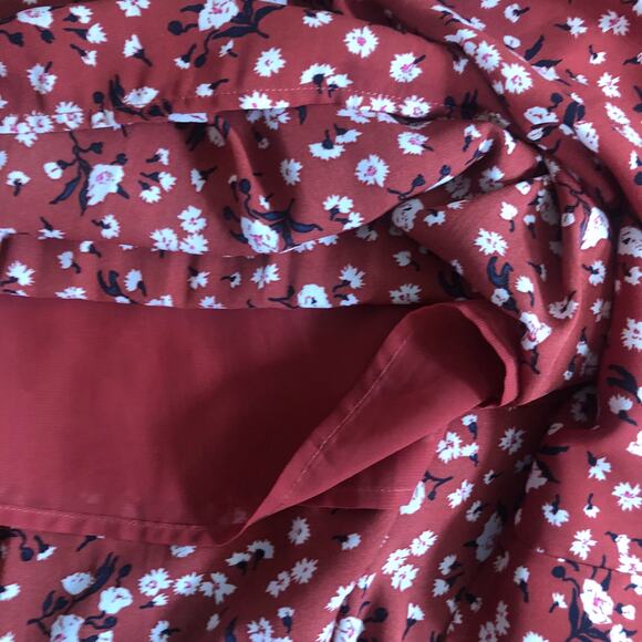 Selected Femme Floral Flowy pleats maxi dress ditsy floral ASOS Sz 8 Blogger Fav - Picture 13 of 16